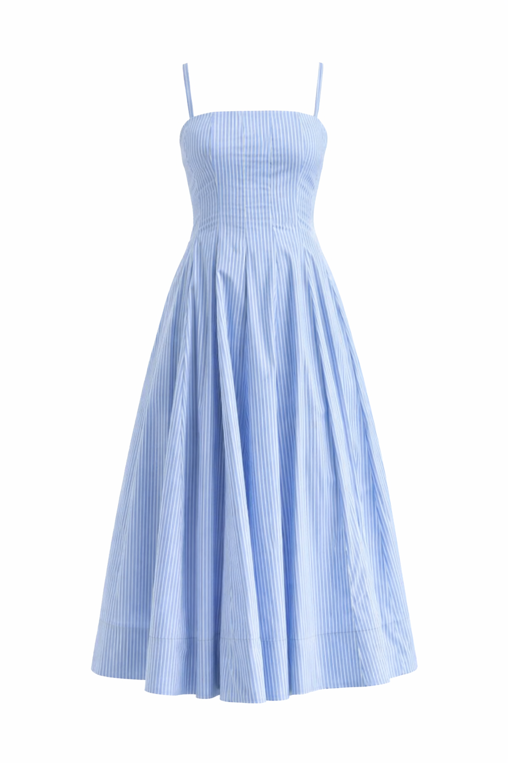 Anchored Stripped Midi Dress