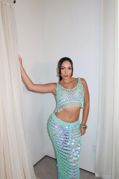 Mermaid Affair Cover Up Skirt Set