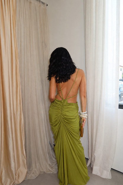 Layla Maxi Dress (Green)