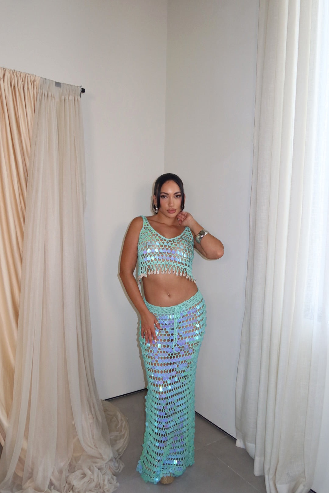 Mermaid Affair Cover Up Skirt Set