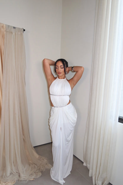 Noir Maxi Dress (White)