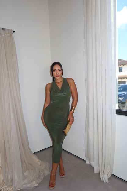 Cause a Scene Midi Dress