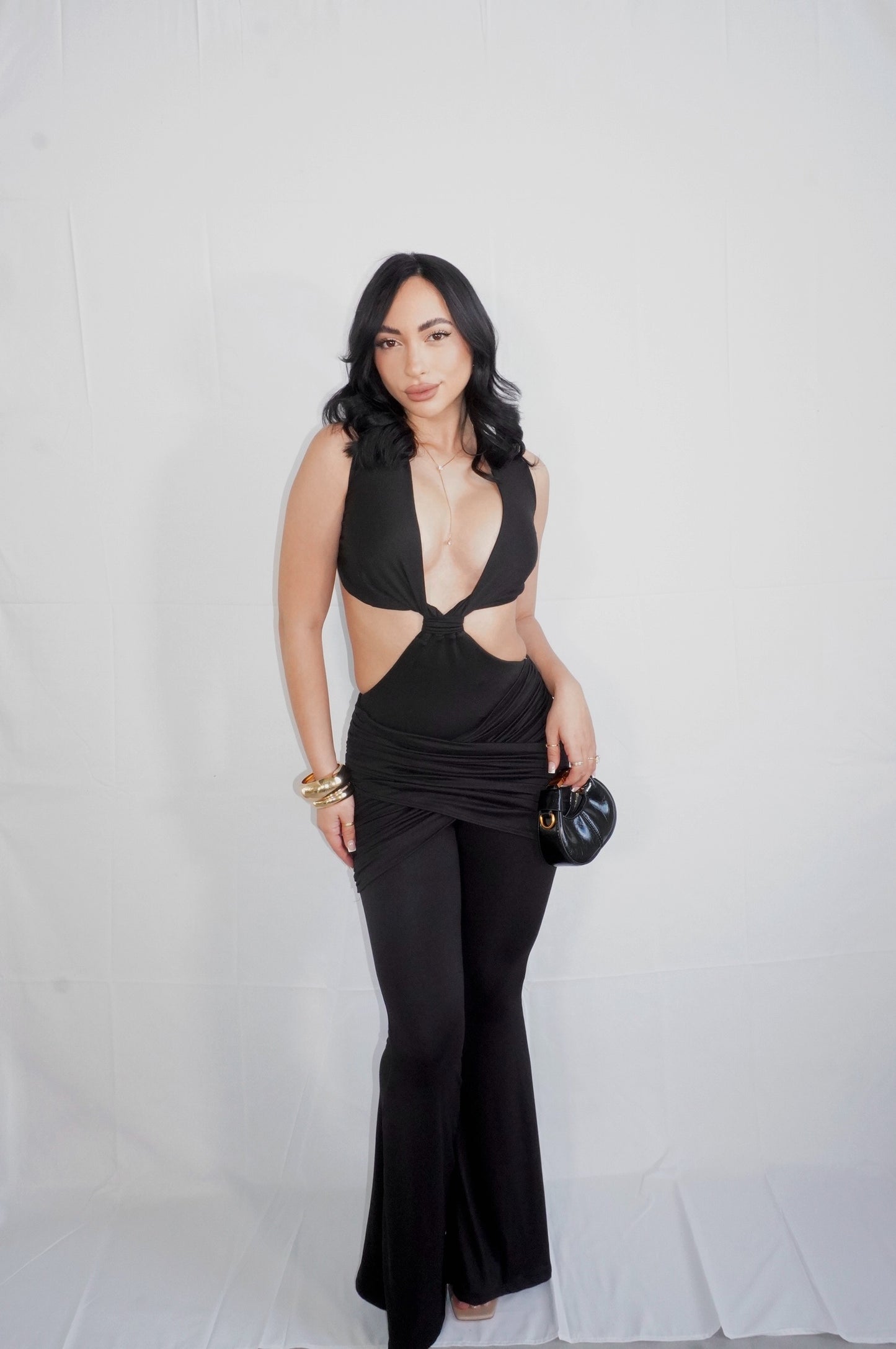 Not Your Type Jumpsuit (Black)