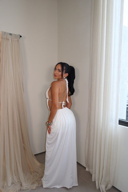 Noir Maxi Dress (White)