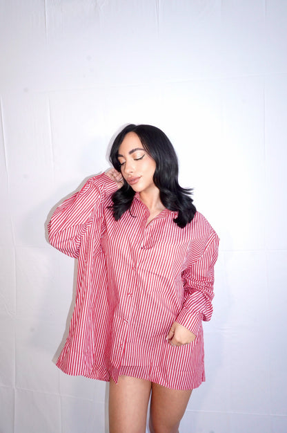 Only Desire Oversized Button-down Shirt