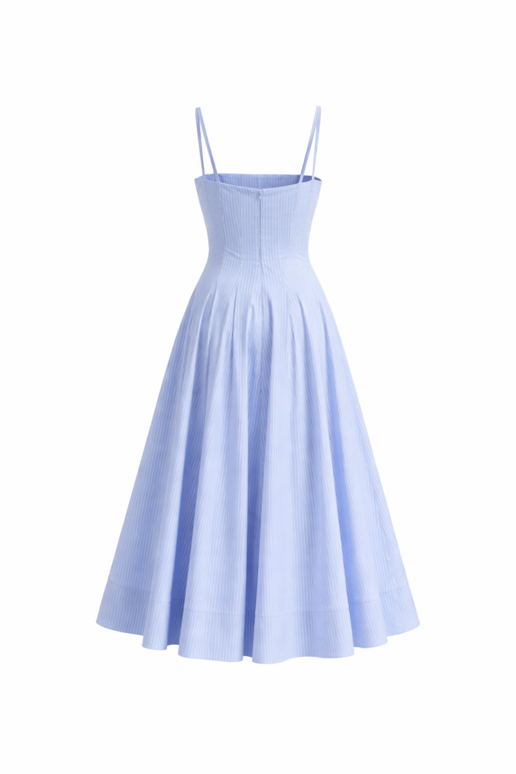 Anchored Stripped Midi Dress