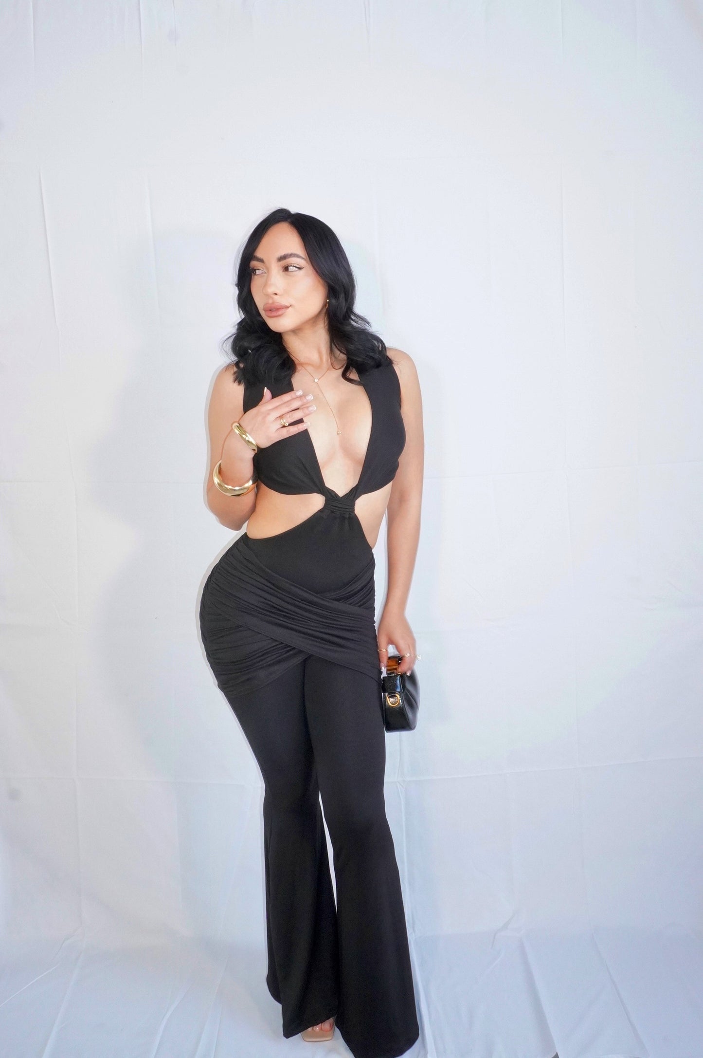 Not Your Type Jumpsuit (Black)