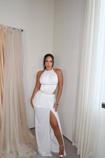 Noir Maxi Dress (White)