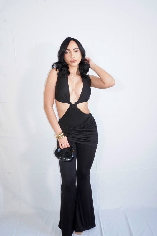 Not Your Type Jumpsuit (Black)