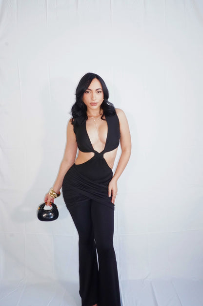 Not Your Type Jumpsuit (Black)