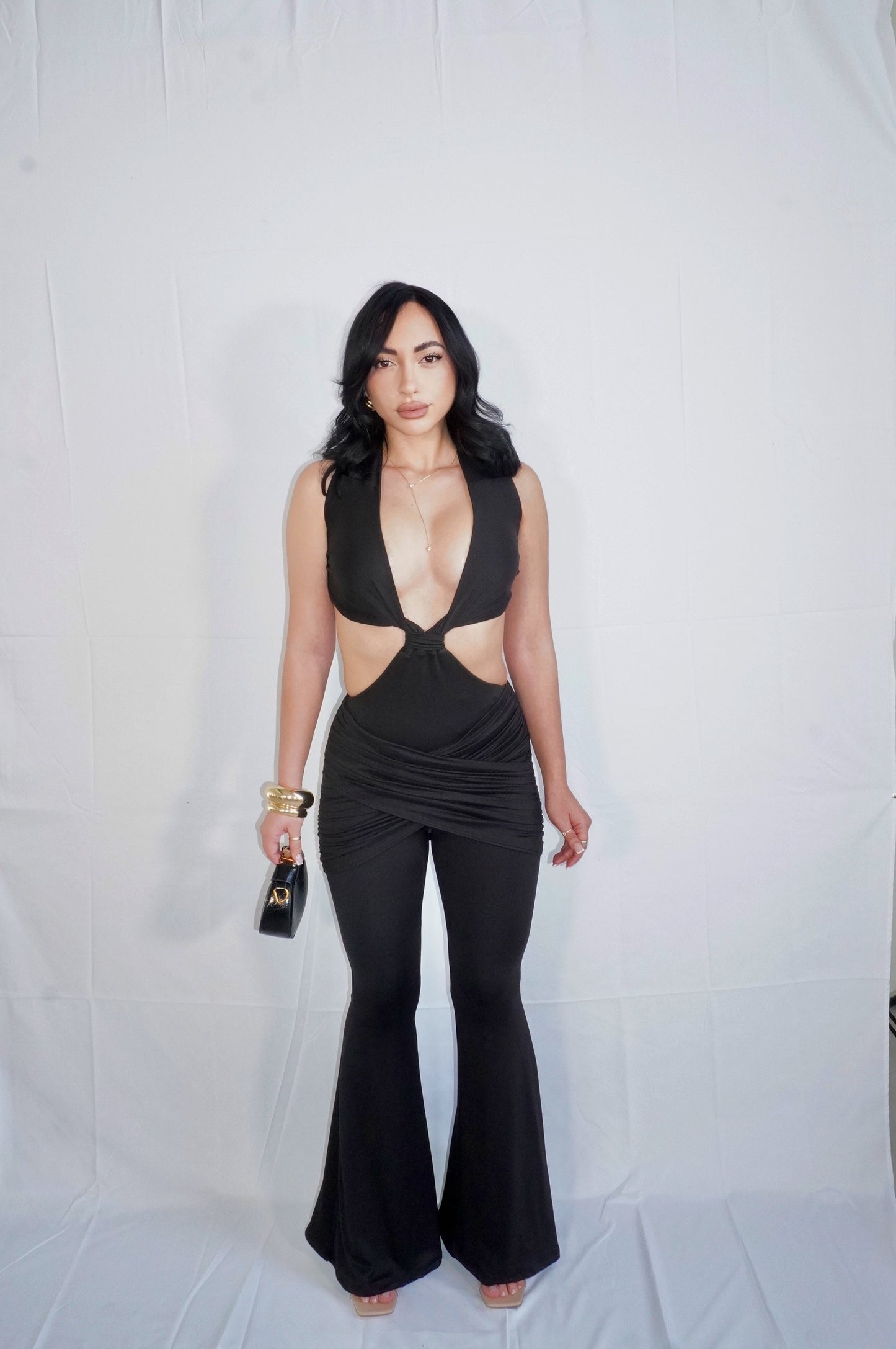 Not Your Type Jumpsuit (Black)