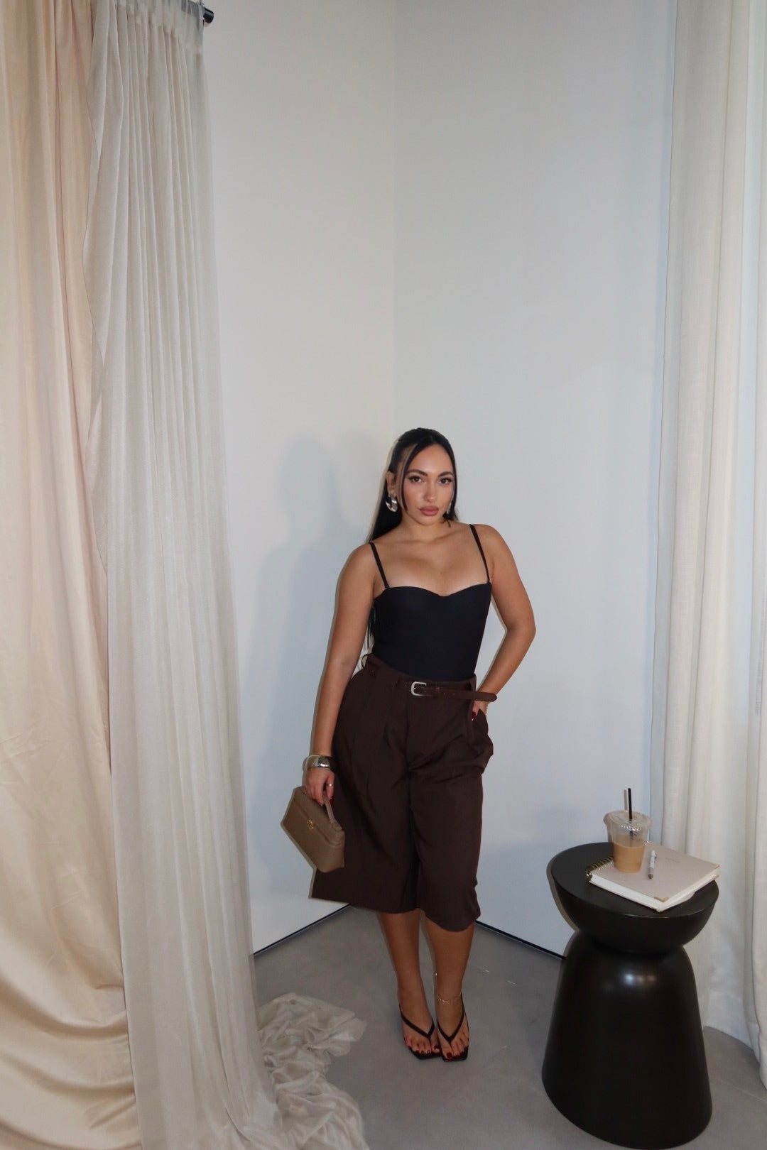 The Tailored Trouser Short (Brown)