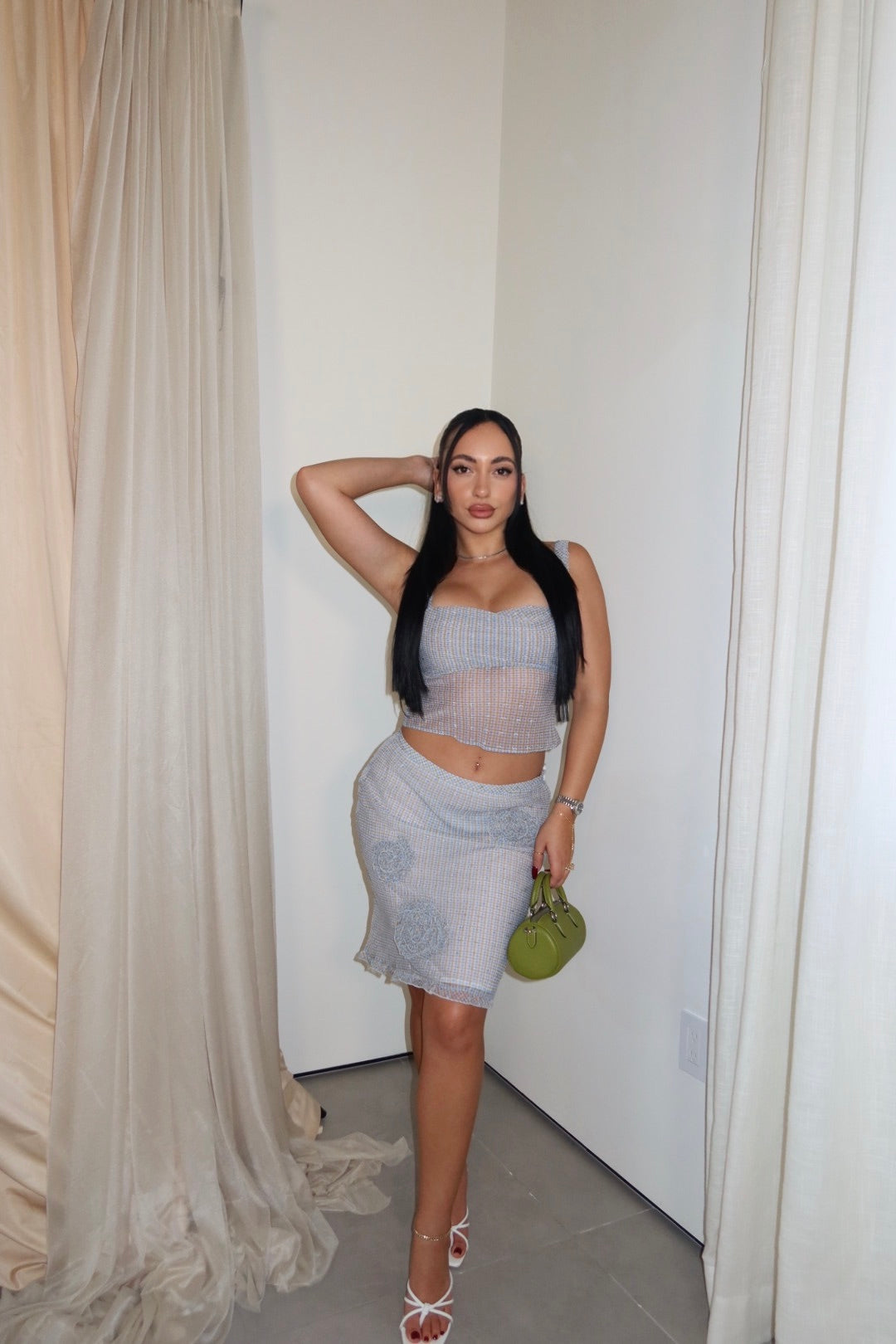 Taking New York Skirt Set