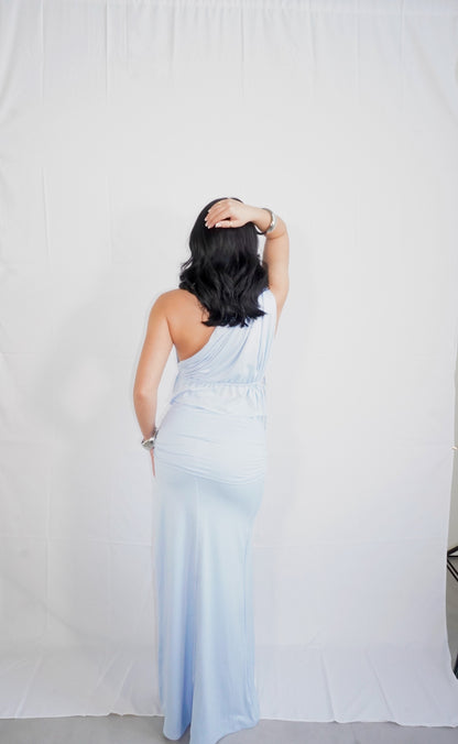 Blue Essence Matching Skirt Set