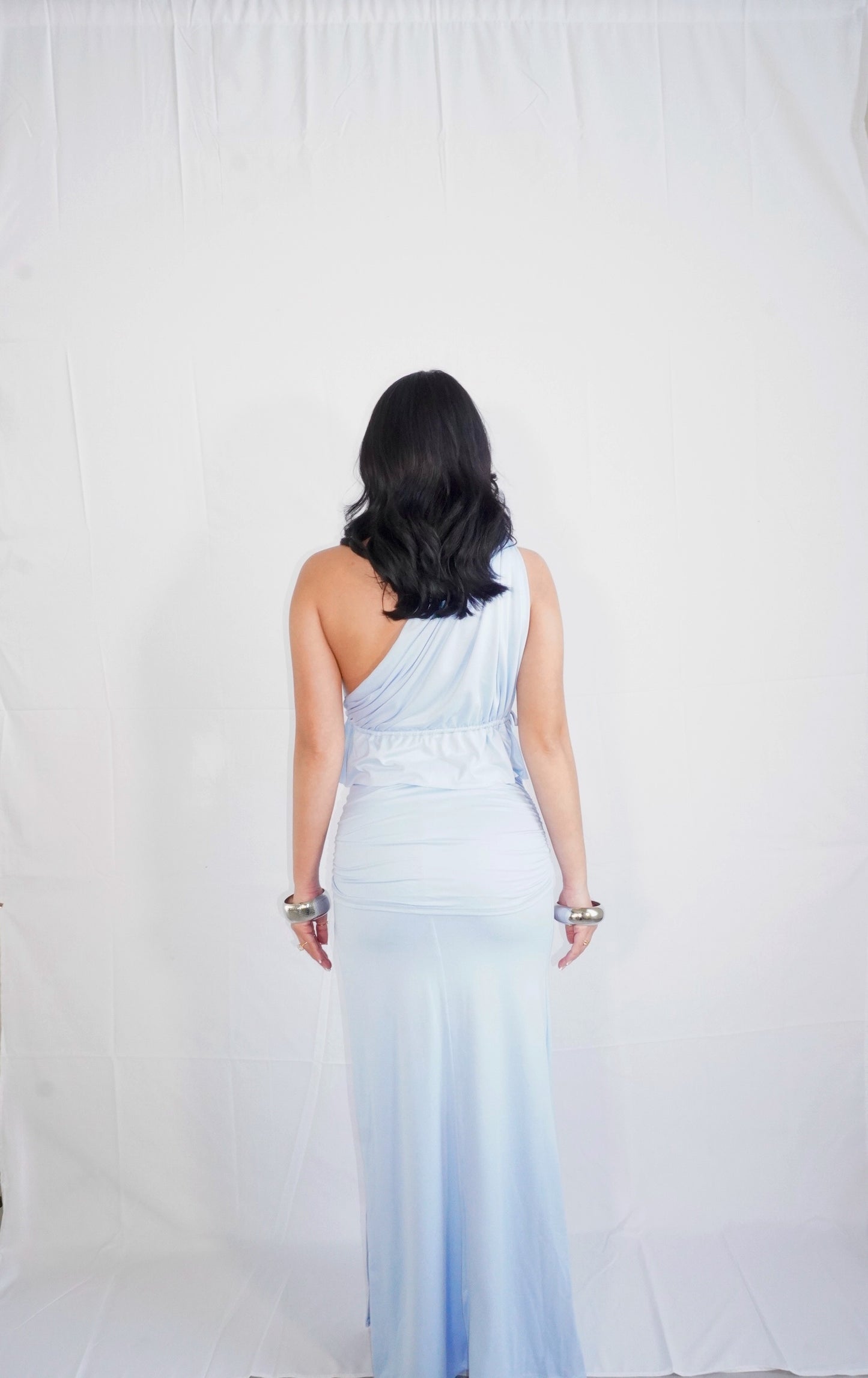 Blue Essence Matching Skirt Set