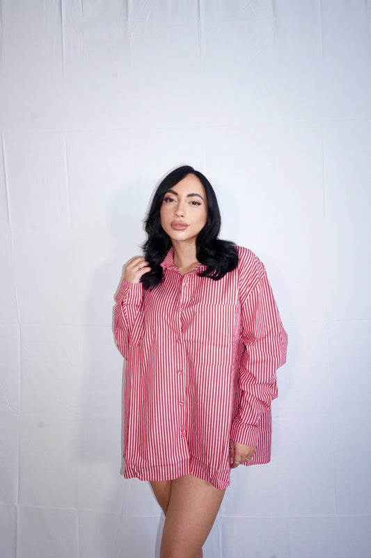 Only Desire Oversized Button-down Shirt
