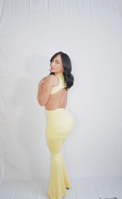 Not Your Type Jumpsuit (Yellow)