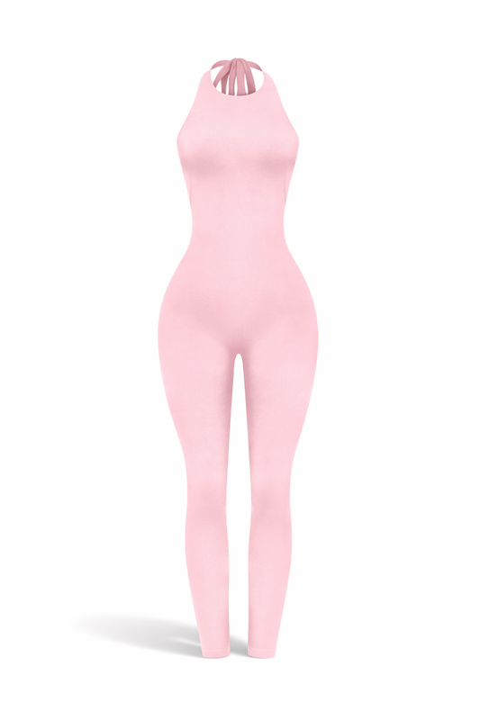Baby Doll Pink Jumpsuit
